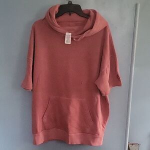 Aeropostale Short Sleeve Hoodie Sweatshirt